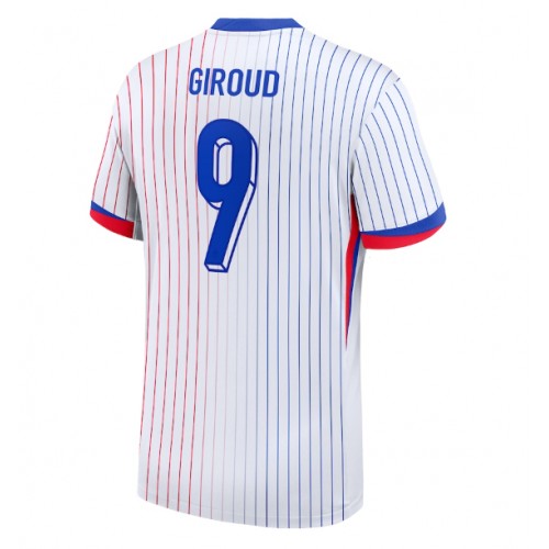 Dres Francuska Olivier Giroud #9 Gostujuci EP 2024 Kratak Rukav